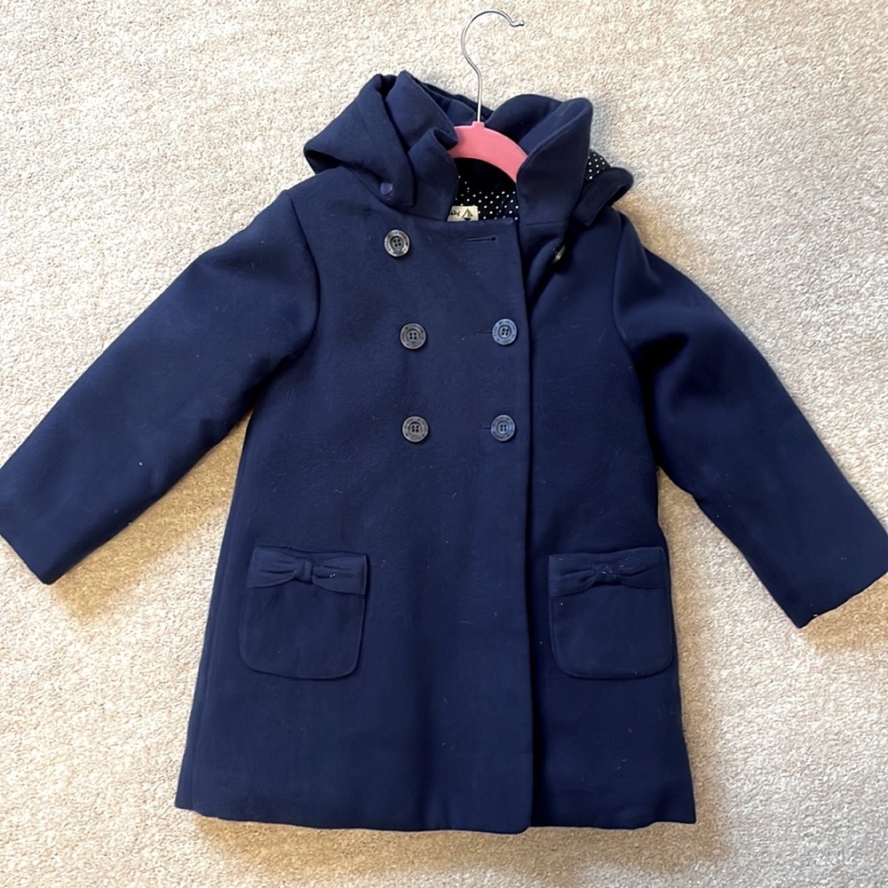 Jojo maman Bebe Girls Peacoat Size 4-5